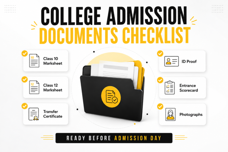College Admission Documents Checklist