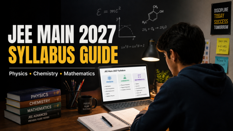 JEE Main 2027 syllabus