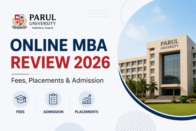 Parul University Online MBA Review 2026