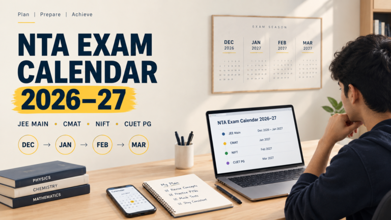 NTA Exam Calendar 2026-27