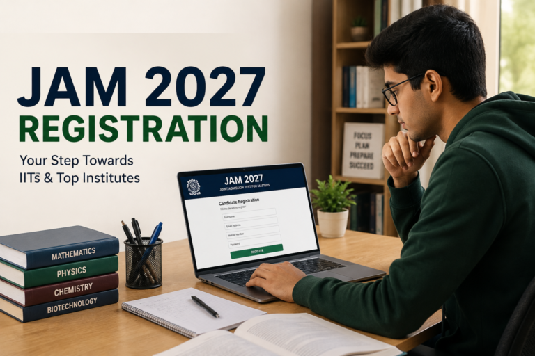 IIT JAM 2027 Registration